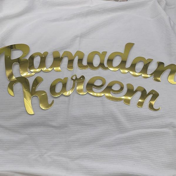 Gold Ramadan Kareem Hang W String