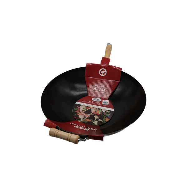 Pan With Wooden Handles(12.5)