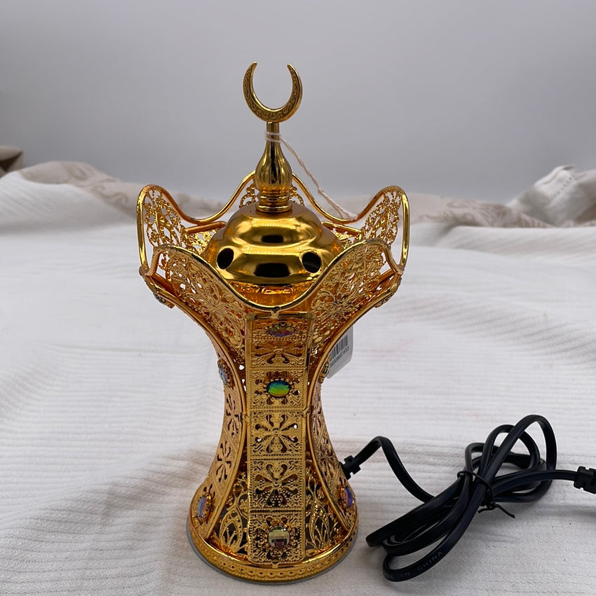 Electric Gold Incense Burner