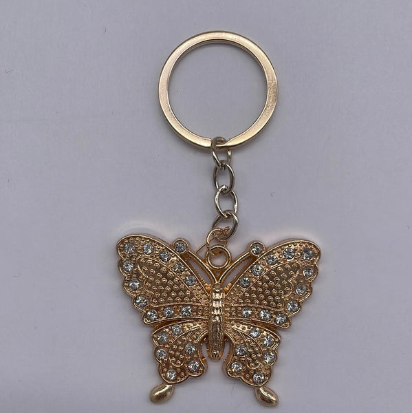 Gold Butterfly KeyChain