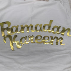 Gold Ramadan Kareem Hang W String