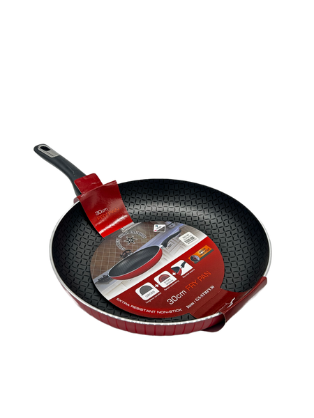 30 cm red stripe pan